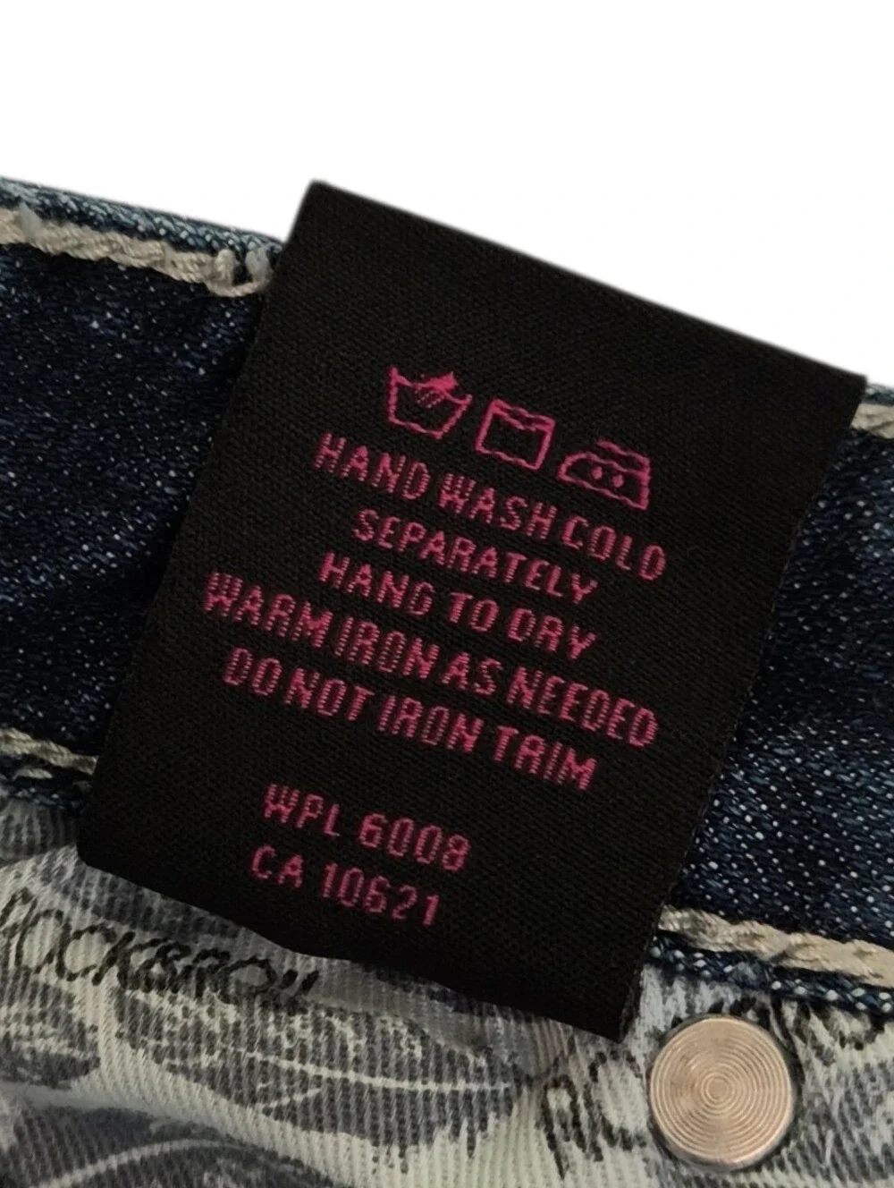 Girls Rock&Roll Cowgirl Boot Cut Jeans Size 8